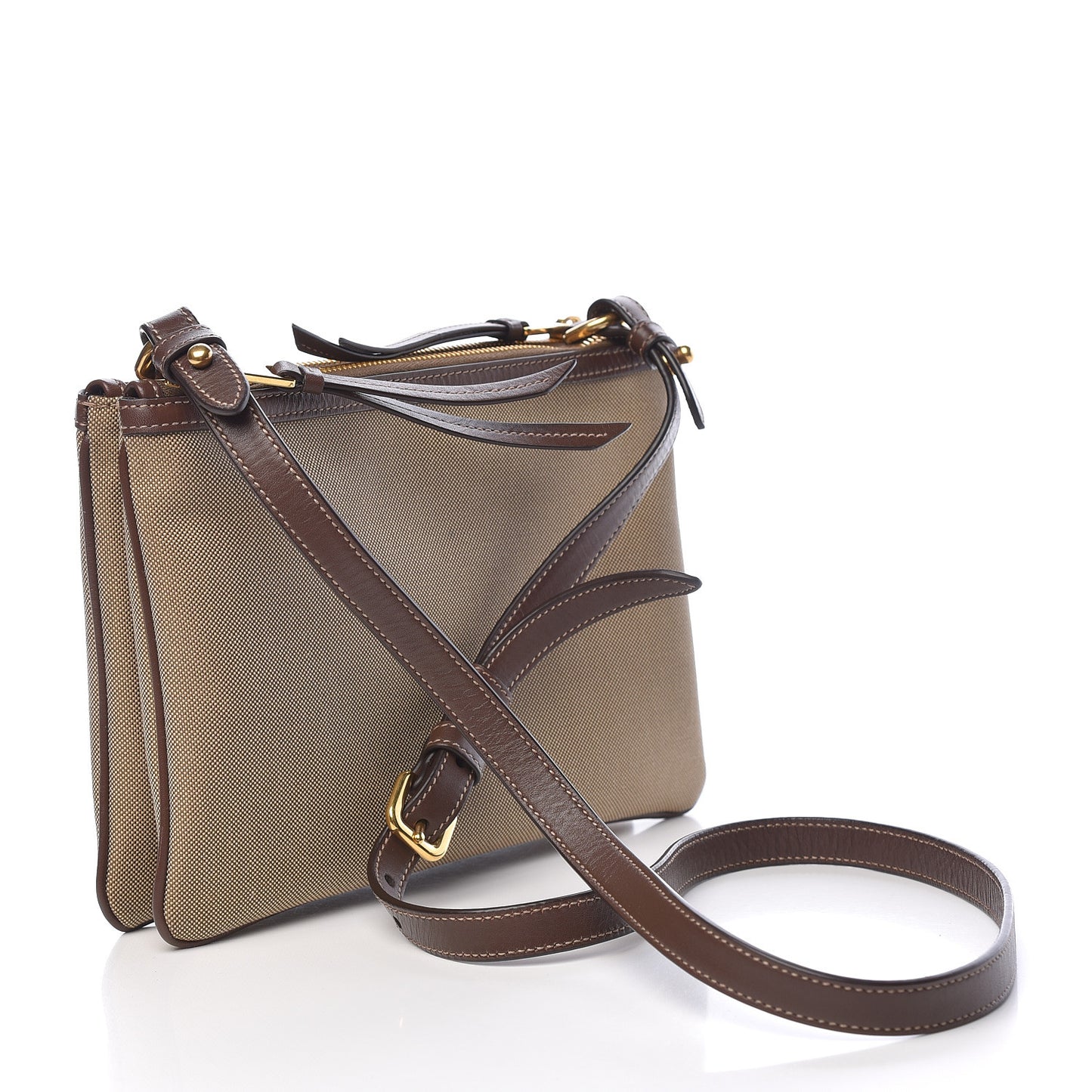 Jacquard Logo Crossbody Corda Bruciato