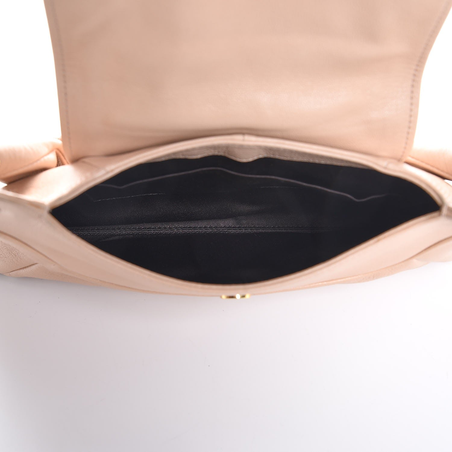 Saint Laurent Sheepskin Shoulder Bag Pale Pink 5 of 10