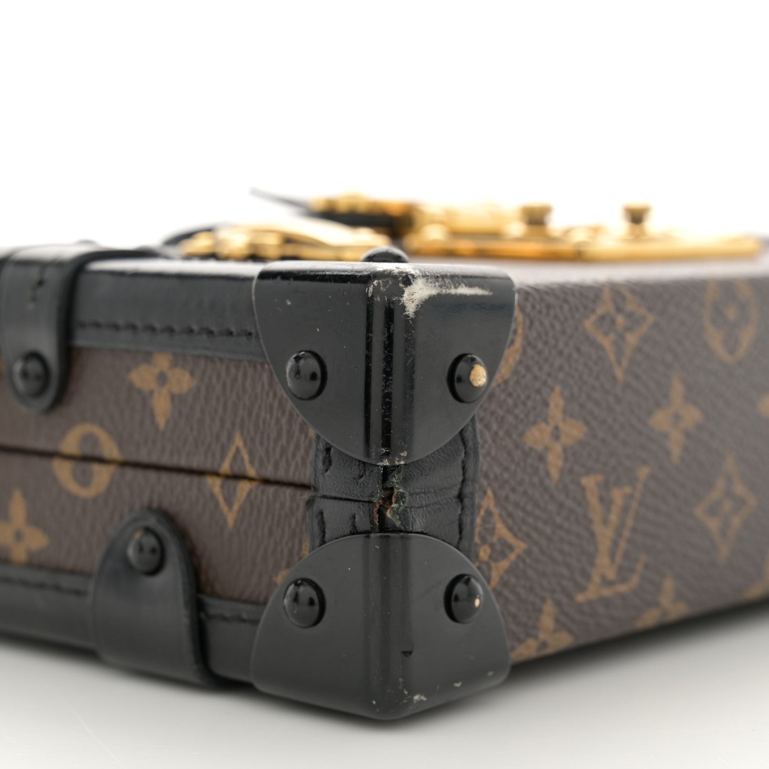 Louis Vuitton Monogram Petite Malle Black 8 of 13