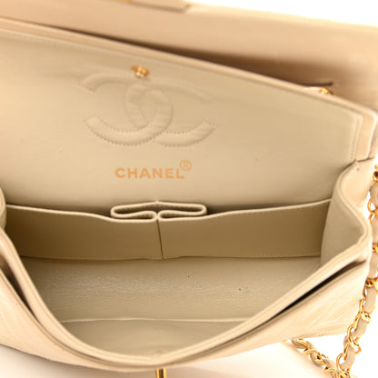 Chanel Lambskin Quilted Small Double Flap Beige 5 of 18