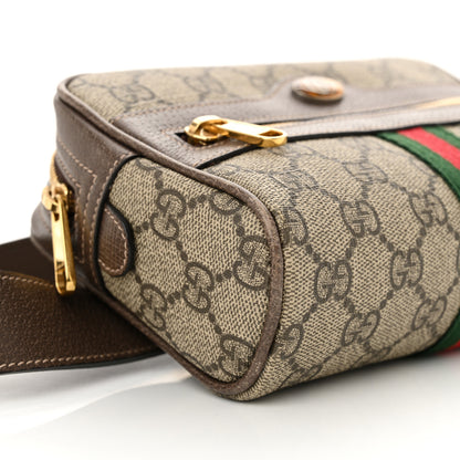 Gucci GG Supreme Monogram Web Small Ophidia Belt Bag 85 34 Dark Brown 9 of 12