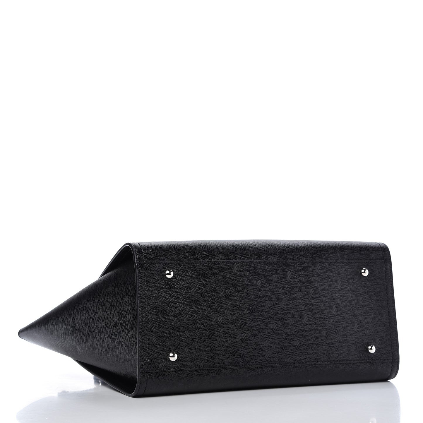 Caviar Small Studded Deauville Tote Black