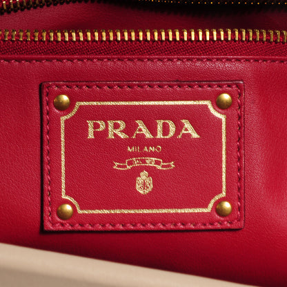 Prada Soft Calf Shoulder Bag Quarzo 6 of 9