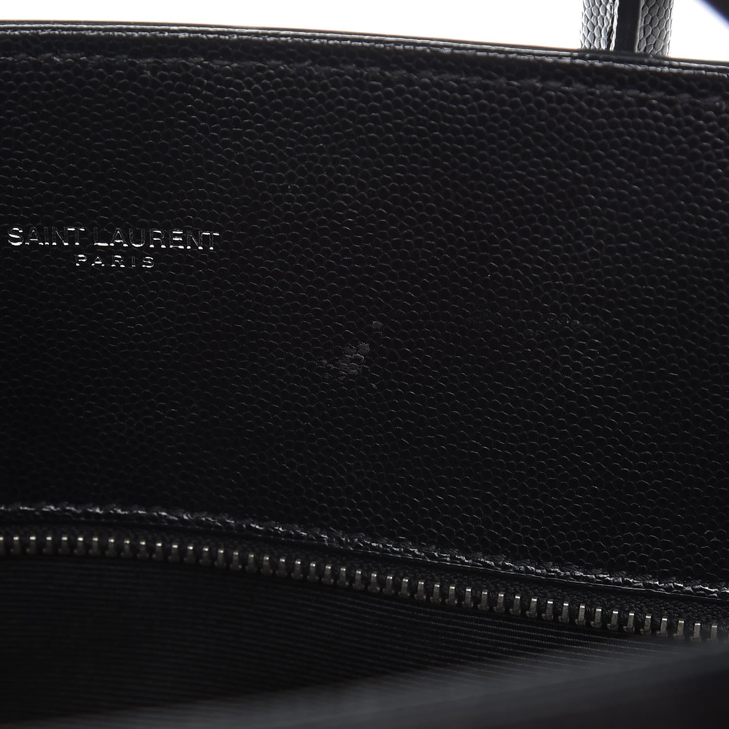 Saint Laurent Grain De Poudre Studded Small Sac De Jour Black 9 of 10