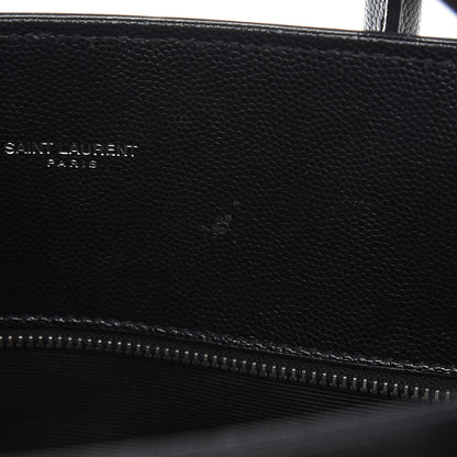 Saint Laurent Grain De Poudre Studded Small Sac De Jour Black 9 of 10