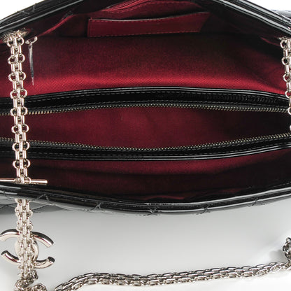 Chanel Patent Quilted Medium Just Mademoiselle Black 4 of 6