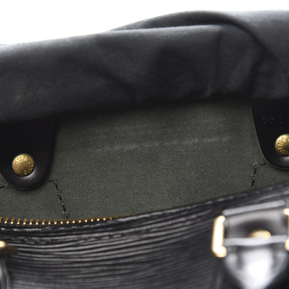 Louis Vuitton Epi Speedy 25 Black 8 of 11