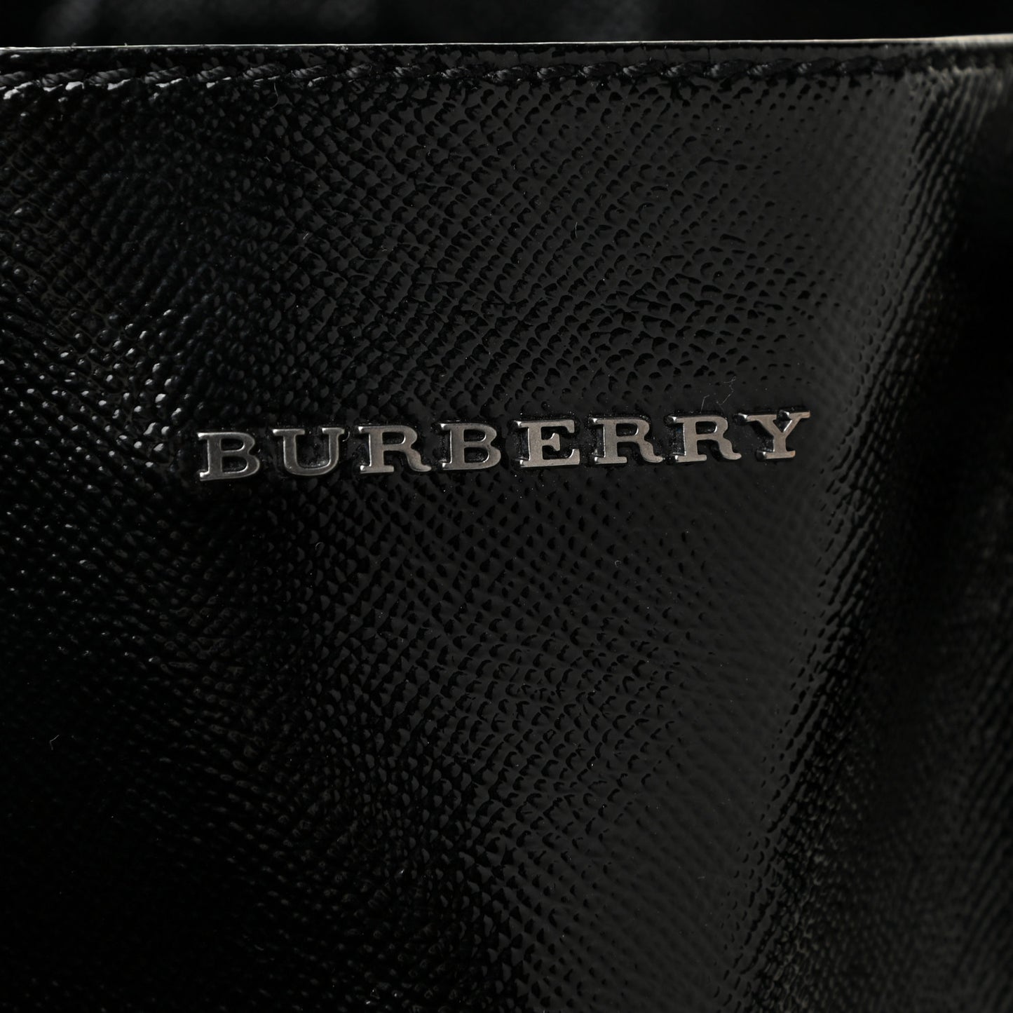 Patent Large Somerford Tote Black