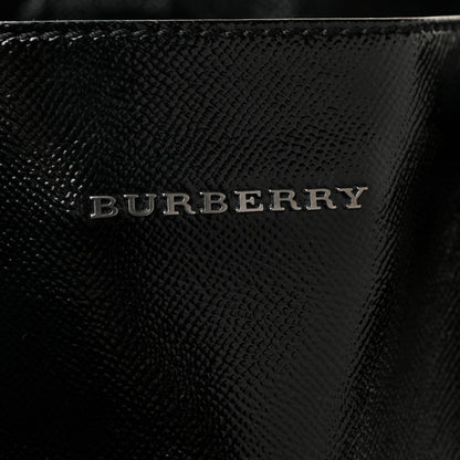 Burberry Patent Large Somerford Tote Black 9 of 20