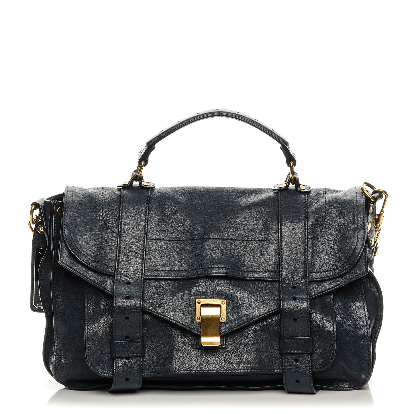 Lambskin Medium PS1 Satchel Midnight