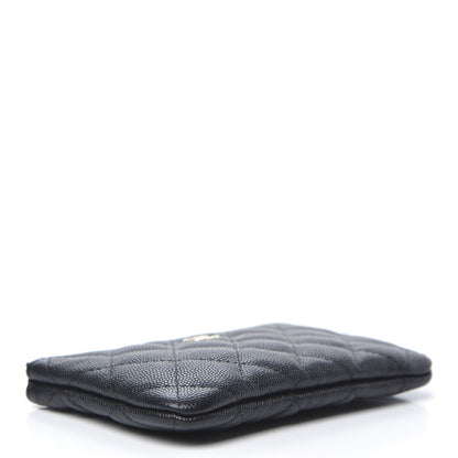 Chanel Caviar Quilted Small Cosmetic Case Black 4 of 8