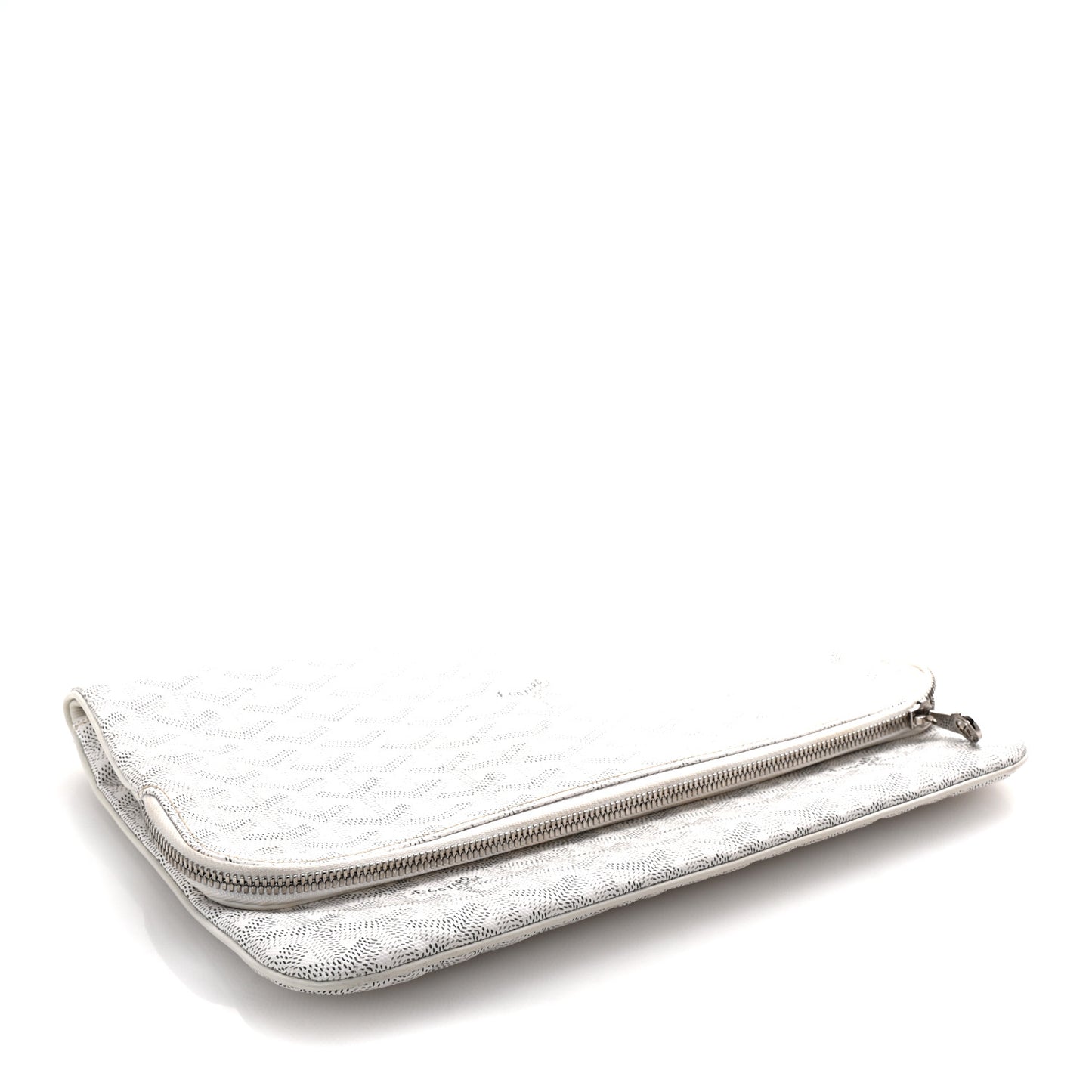 Goyardine Sainte Marie Soft Clutch White