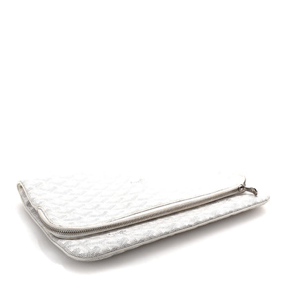 Goyard Goyardine Sainte Marie Soft Clutch White 4 of 7