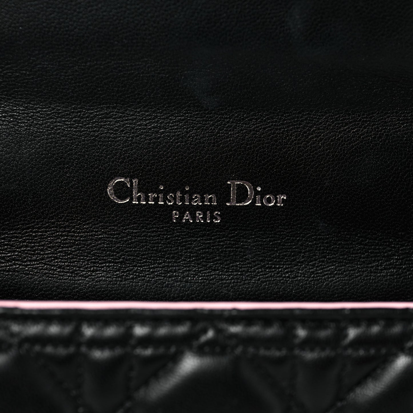 Lambskin Cannage Mini Miss Dior Flap Black