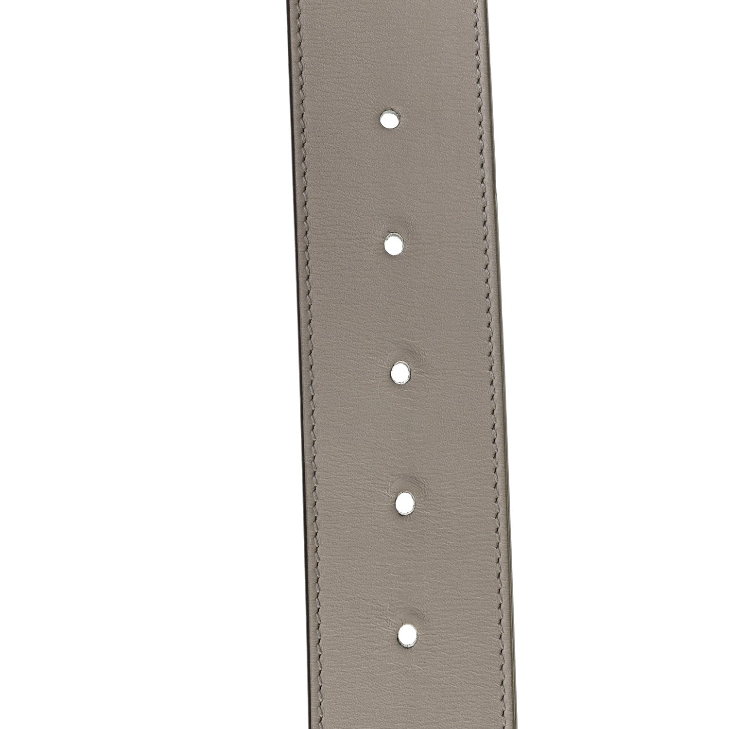 Gucci Calfskin Double G 40mm Belt 85 34 Mystic White 3 of 6