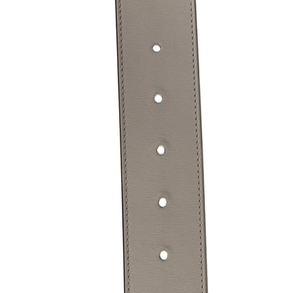 Gucci Calfskin Double G 40mm Belt 85 34 Mystic White 3 of 6
