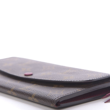 Louis Vuitton Monogram Emilie Wallet Fuchsia 7 of 10
