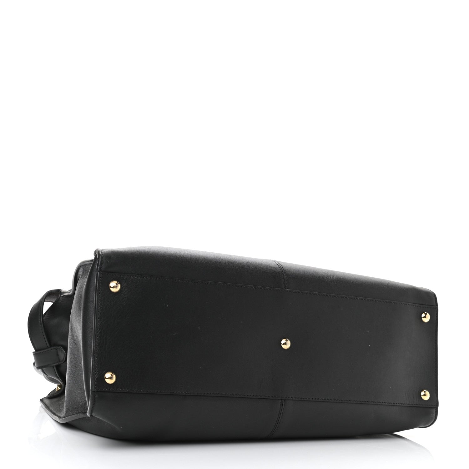 Fendi Vitello Seta Century Large Peekaboo X-Lite Black Fragola 4 of 11