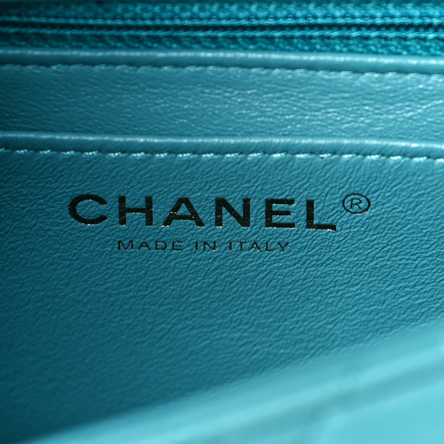 Chanel Lambskin Quilted Mini Square Flap Green 6 of 11
