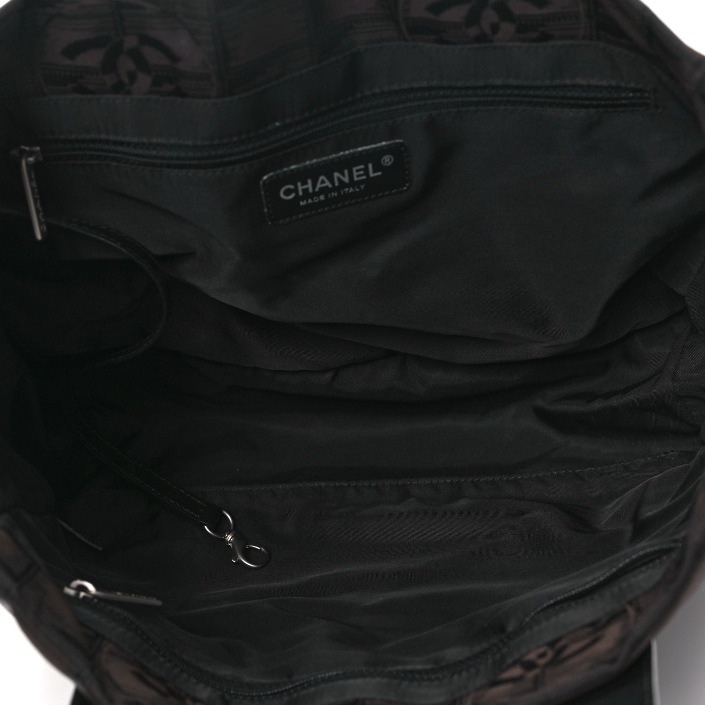 Nylon Large Travel Tote Brown
