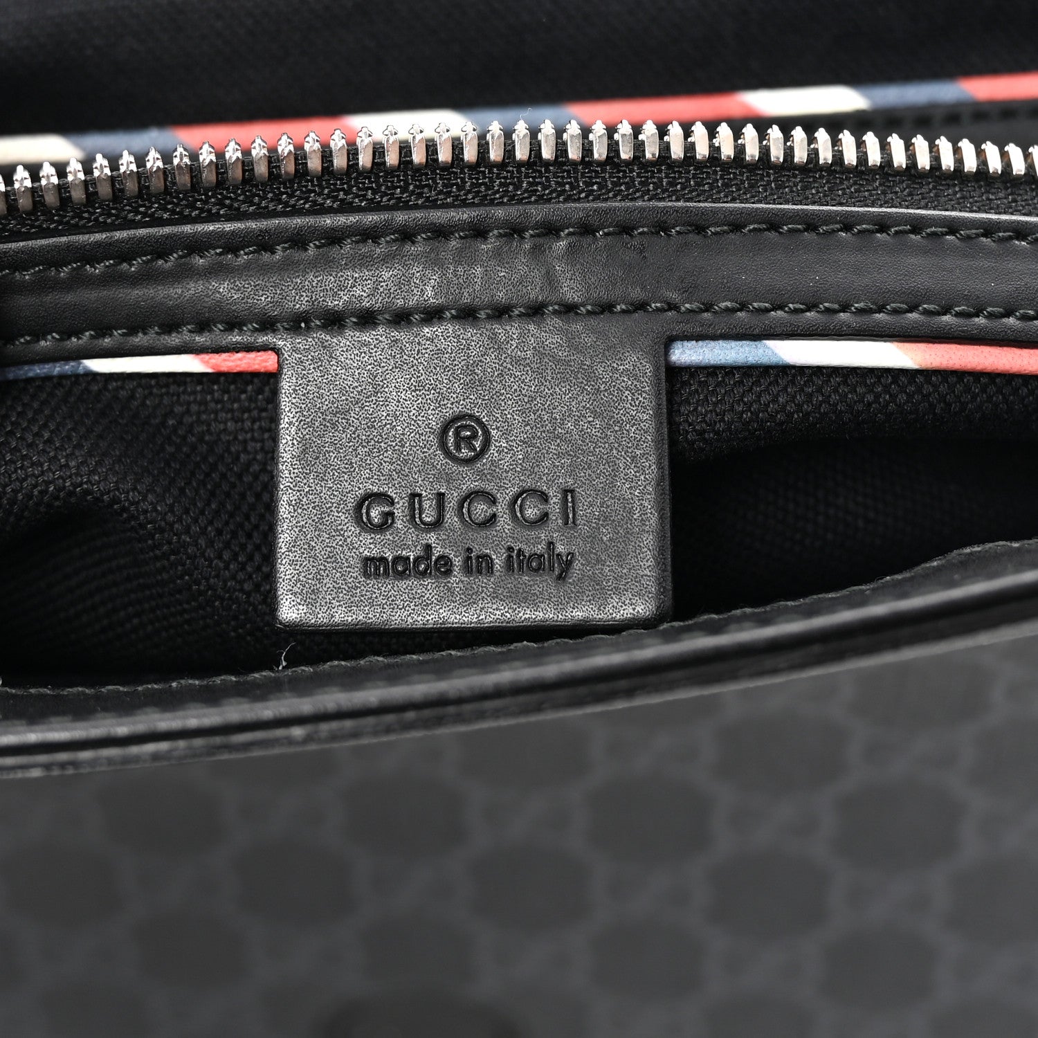 Gucci GG Supreme Monogram Night Courrier Flap Messenger Black Multicolor 6 of 10