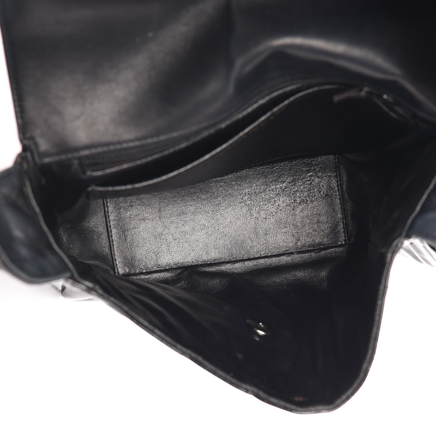Chanel Patent Quilted Shoulder Flap Bag Black 5 of 21