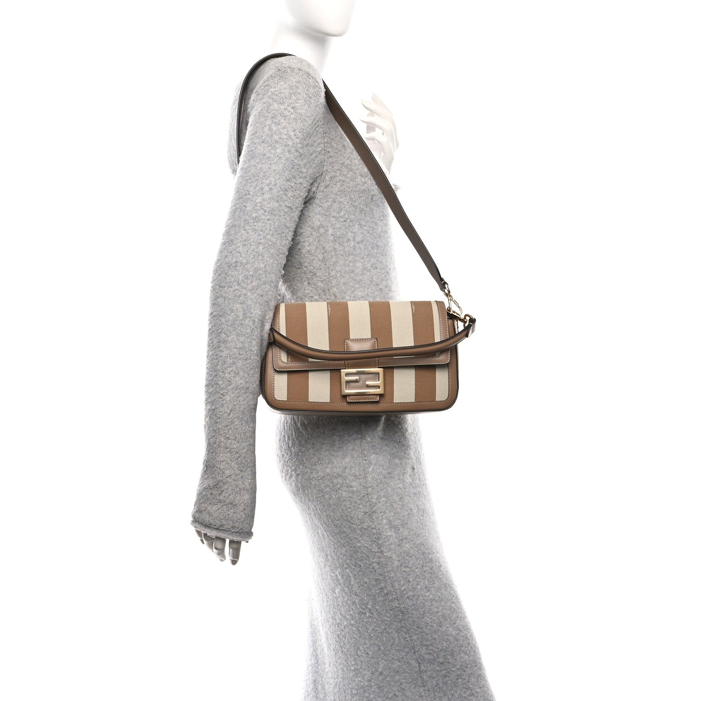 Canvas Pequin Striped Baguette Beige Sand
