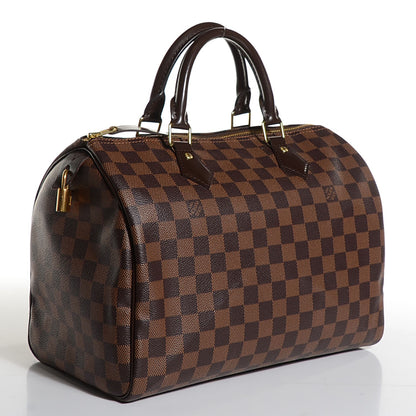Louis Vuitton Damier Ebene Speedy 30 3 of 8