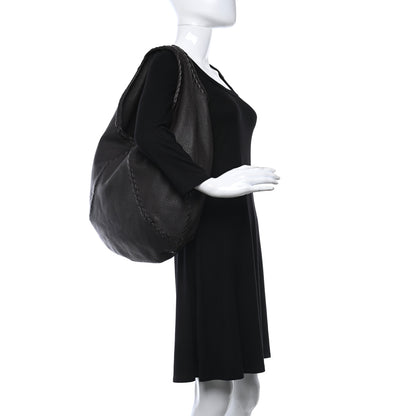Bottega Veneta Cervo Deerskin Large Hobo Ebano 2 of 9