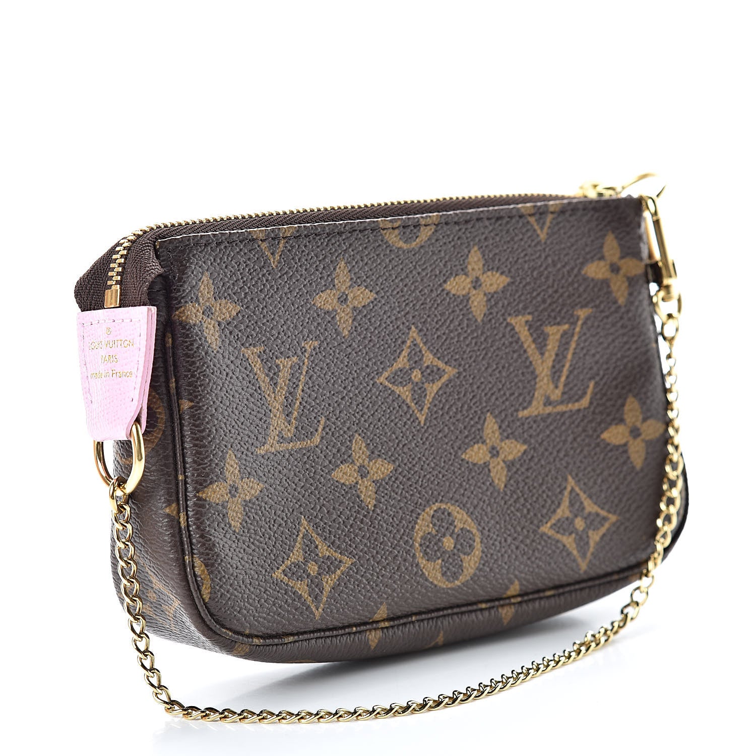Louis Vuitton Monogram 2016 Christmas Animation Mini Pochette Accessories Rose Ballerine 3 of 8