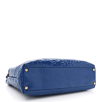 Chanel Patent Puzzle Tote Electric Blue 4 of 10