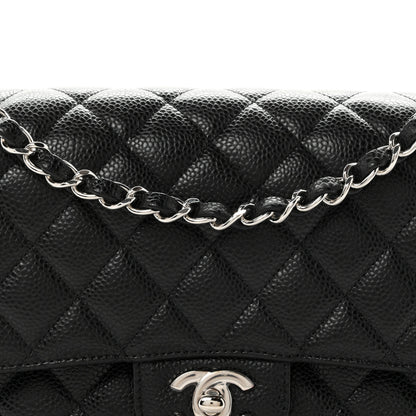 Chanel Caviar Quilted Medium Double Flap Black 8 of 11