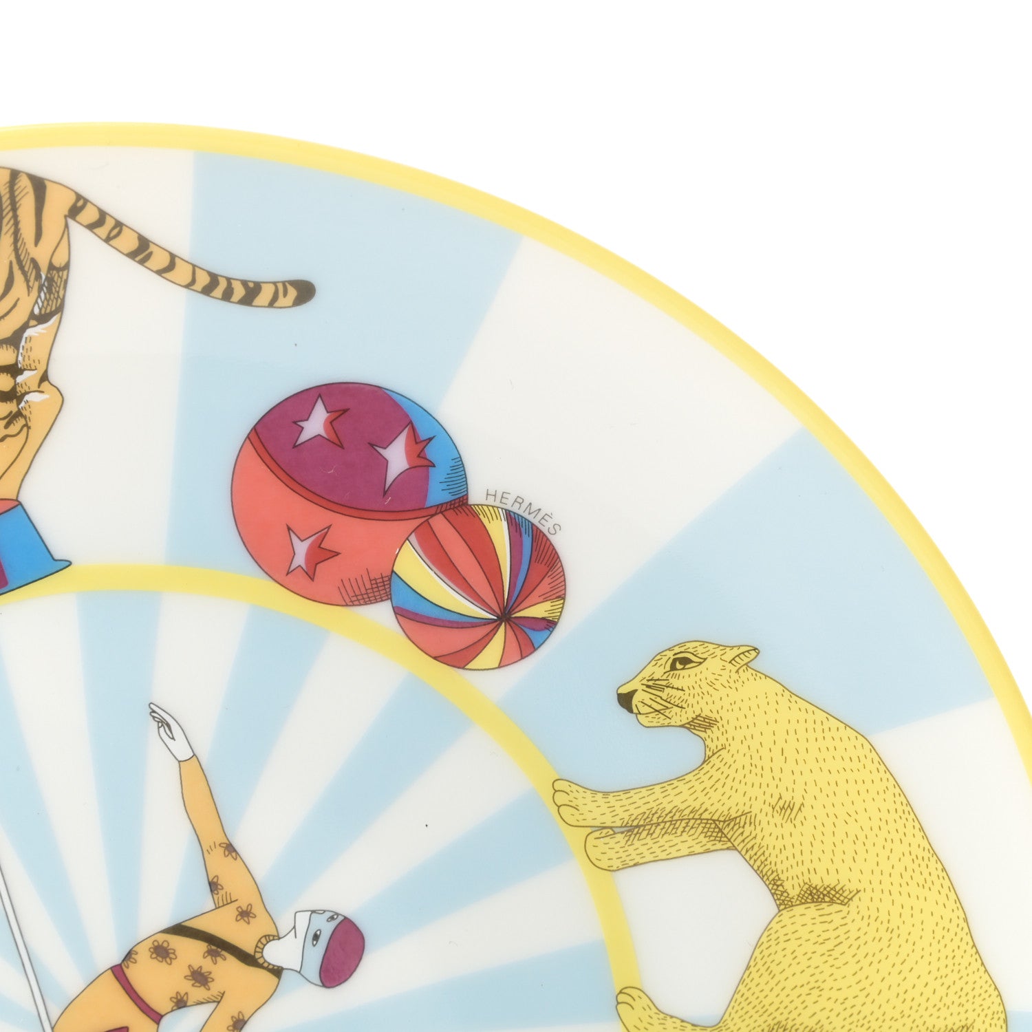 Hermes Porcelain Circus Dessert Plate 5 of 6