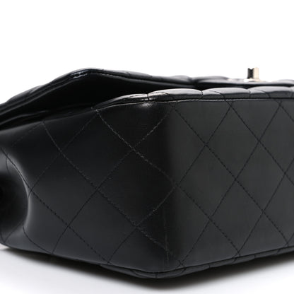 Chanel Lambskin Quilted Jumbo Double Flap Black 9 of 11