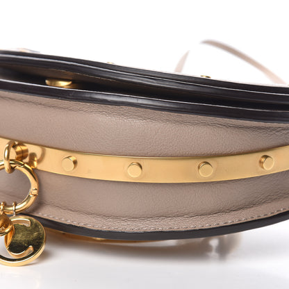 Chloe Calfskin Small Nile Bracelet Minaudiere Bag Motty Grey 8 of 9