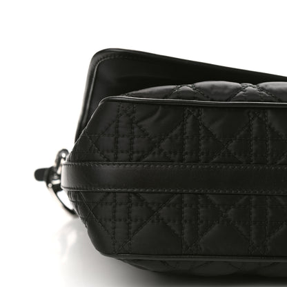 Christian Dior Nylon Cannage Charming Lock Messenger Bag Black 8 of 9