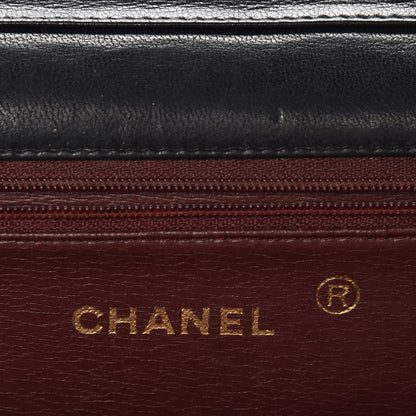 Chanel Lambskin Quilted Wallet On Chain WOC Black 6 of 8