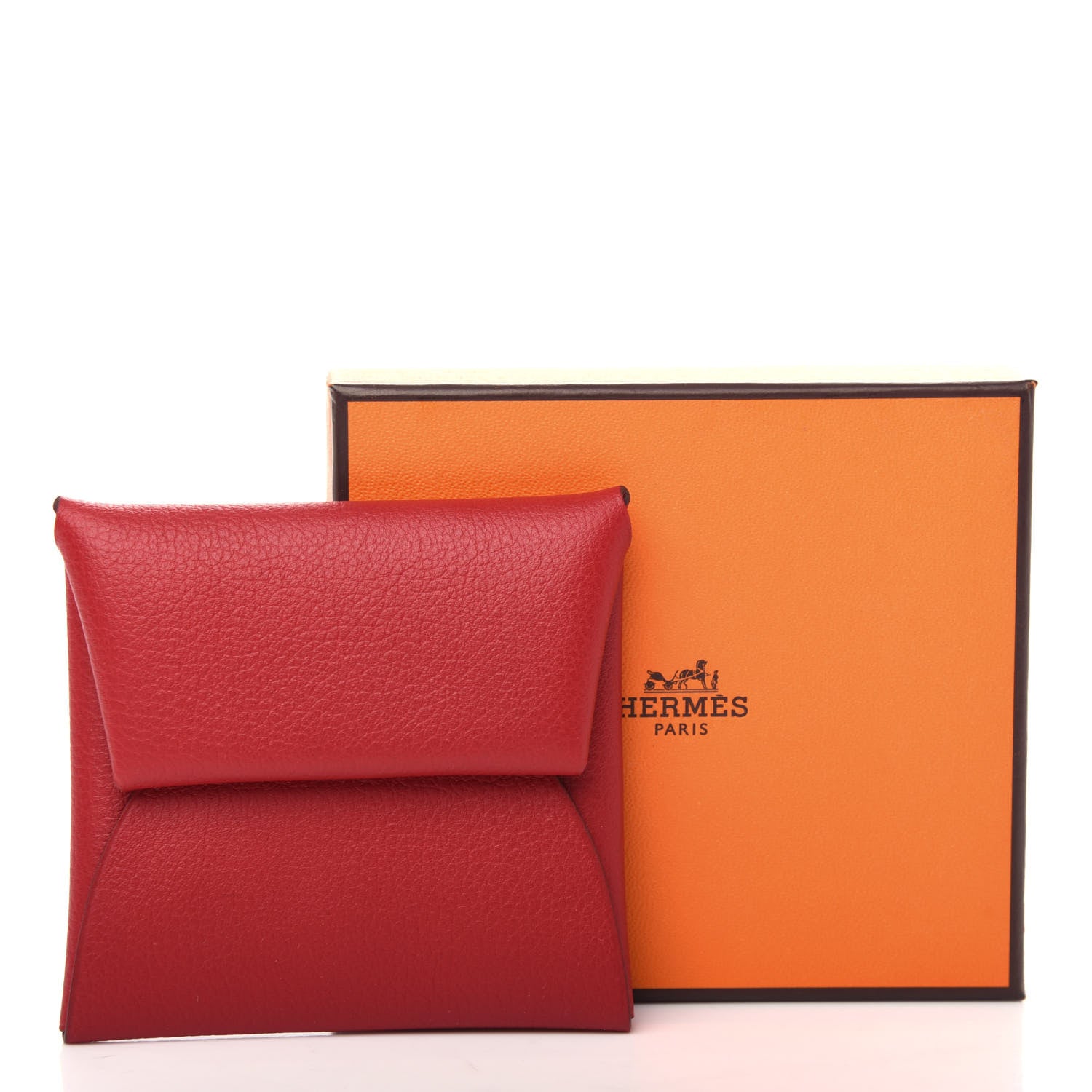 Hermes Evercolor Bastia Coin Purse Rouge De Coeur 7 of 7