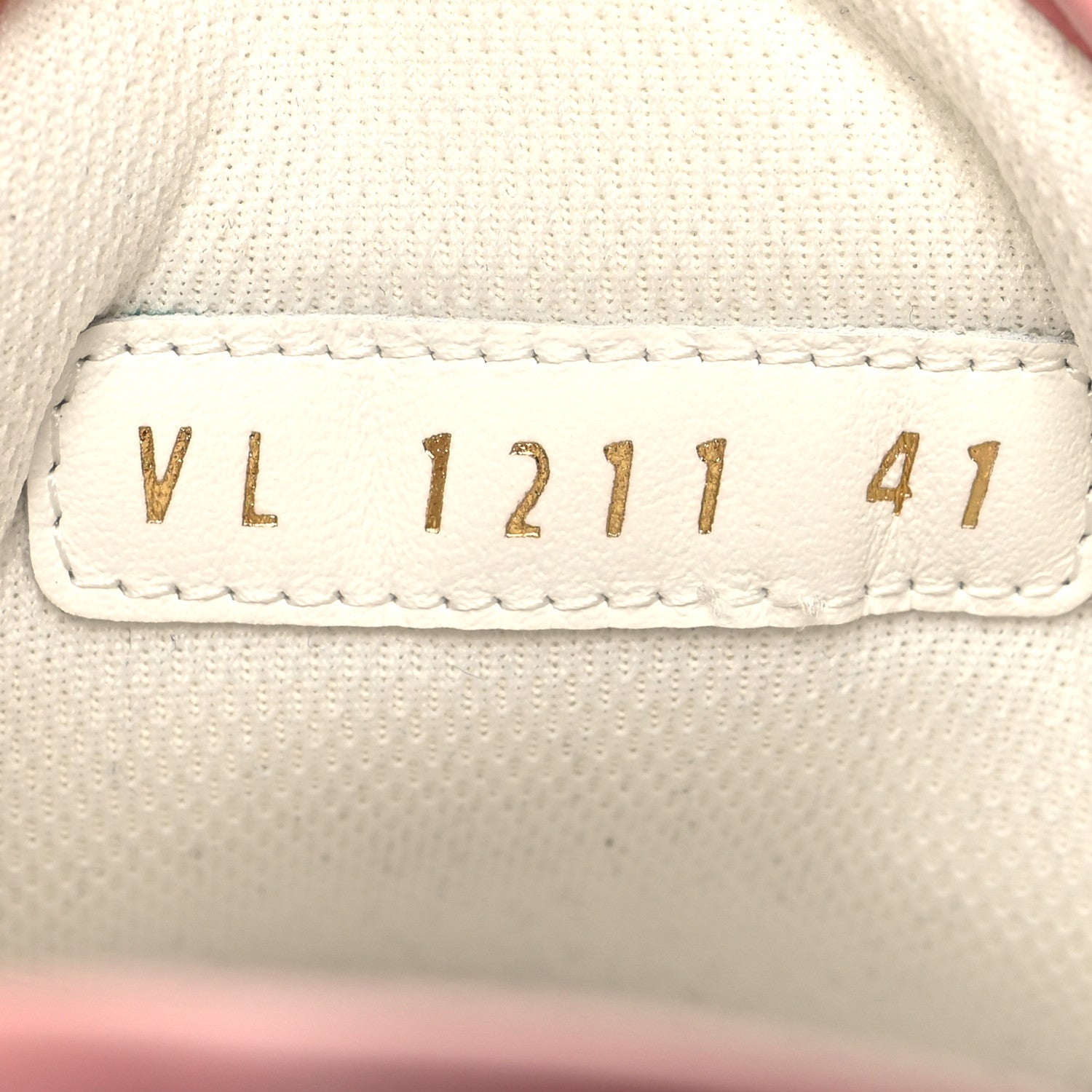 Louis Vuitton Denim Monogram Squad Sneakers 41 Pink 6 of 9