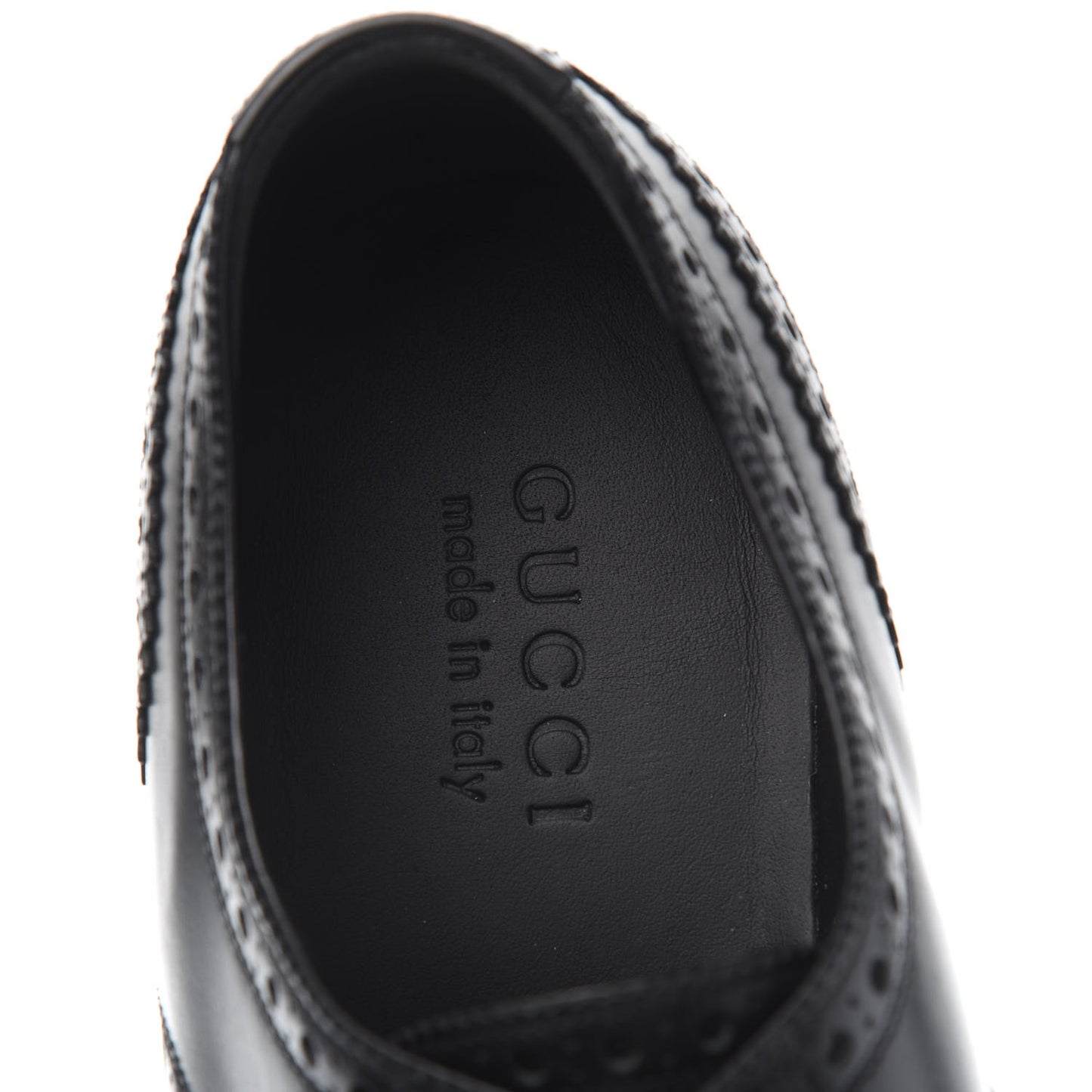Calfskin Bee Embroidered Mens Queercore Brogue Derby Shoes 9 Black