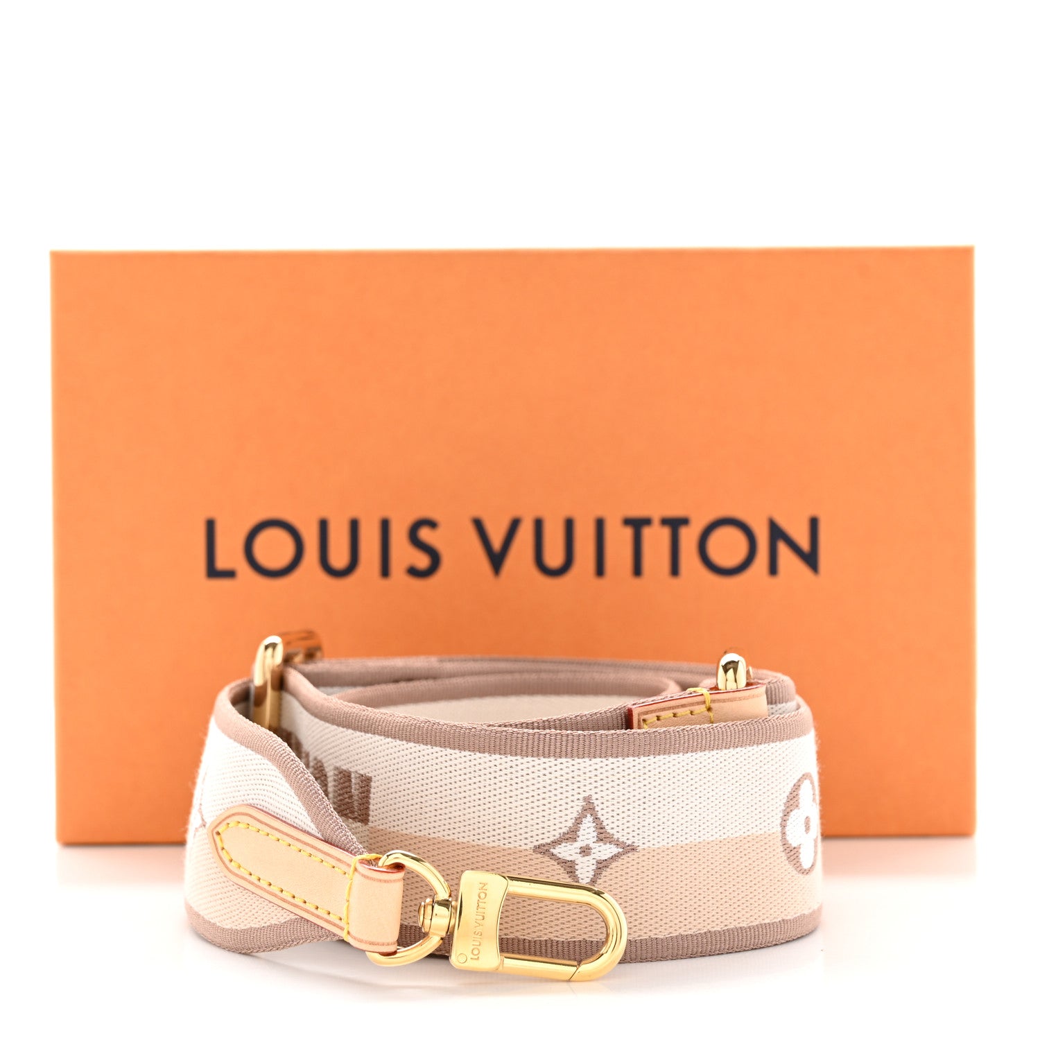 Louis Vuitton Jacquard Speedy Bandouliere 20 Shoulder Strap Beige 4 of 4