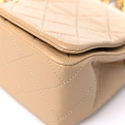 Chanel Lambskin Quilted Small Single Flap Beige 8 of 15
