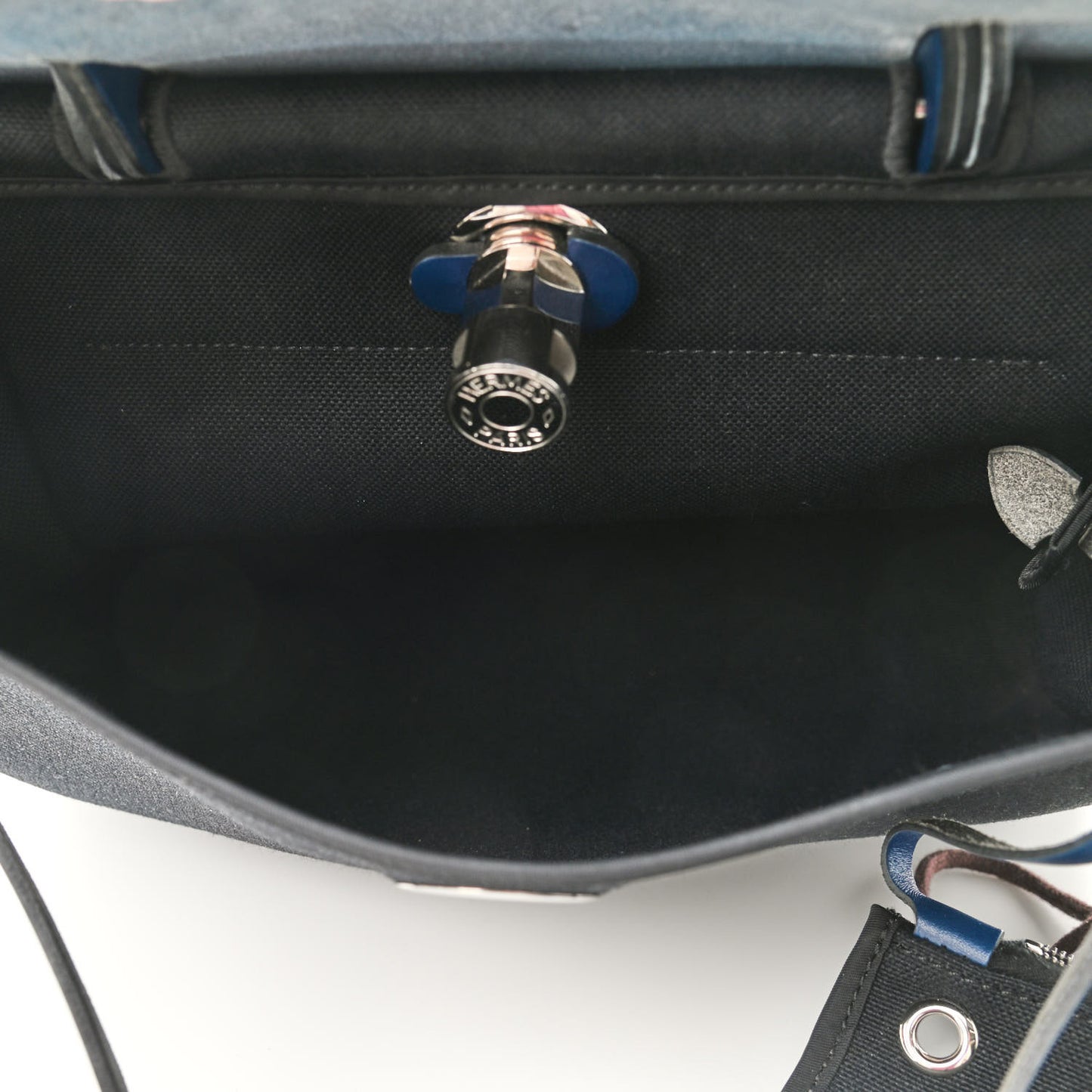 Vache Hunter Toile Herbag Zip 31 PM Bleu Saphir Black