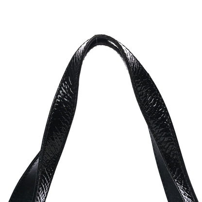 Jimmy Choo Crushed Patent Riki Bag Black 10 of 22