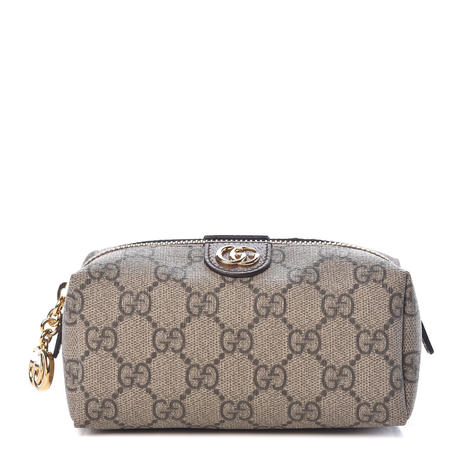 Gucci Soft GG Supreme Monogram Calfskin Small Ophidia Cosmetic Case Beige Ebony New Acero 1 of 9