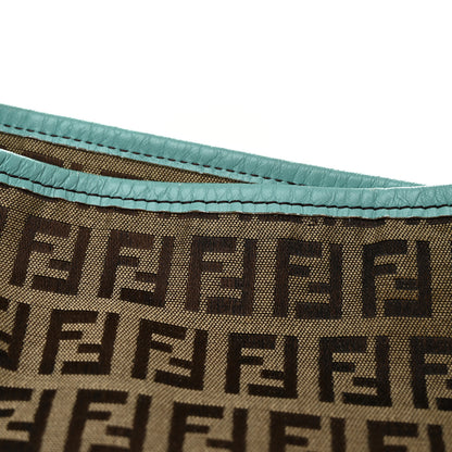Fendi Zucchino Cuoio Chef Shopping Tote Mogano Panna Laguna 12 of 13