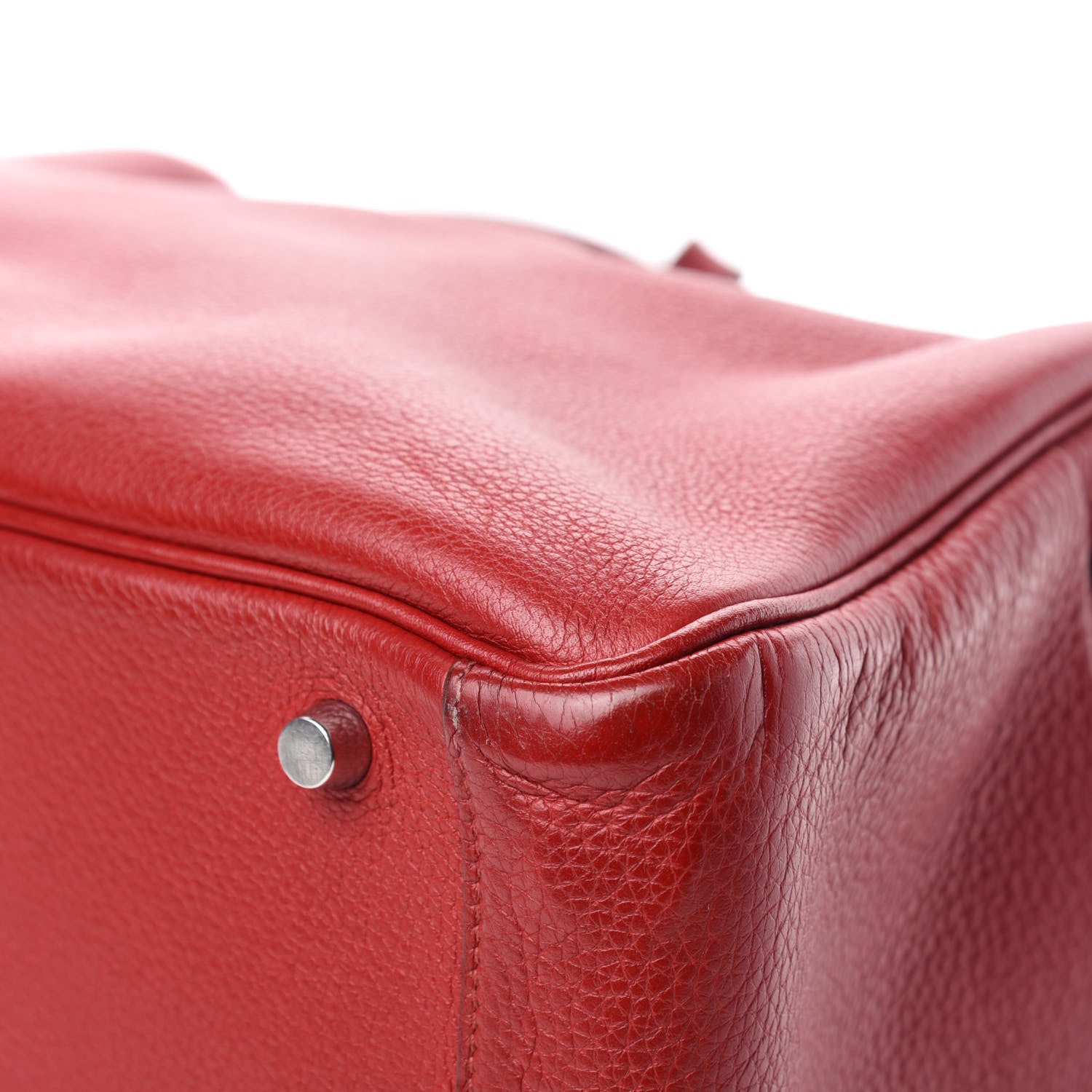 Hermes Taurillon Clemence Lindy 30 Rouge Garance 11 of 14