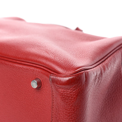 Hermes Taurillon Clemence Lindy 30 Rouge Garance 11 of 14