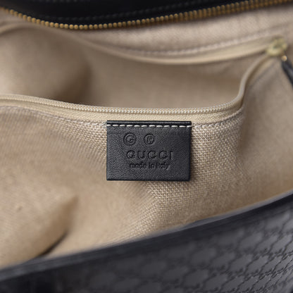 Gucci Microguccissima Bree Zippered Tote Black 5 of 9