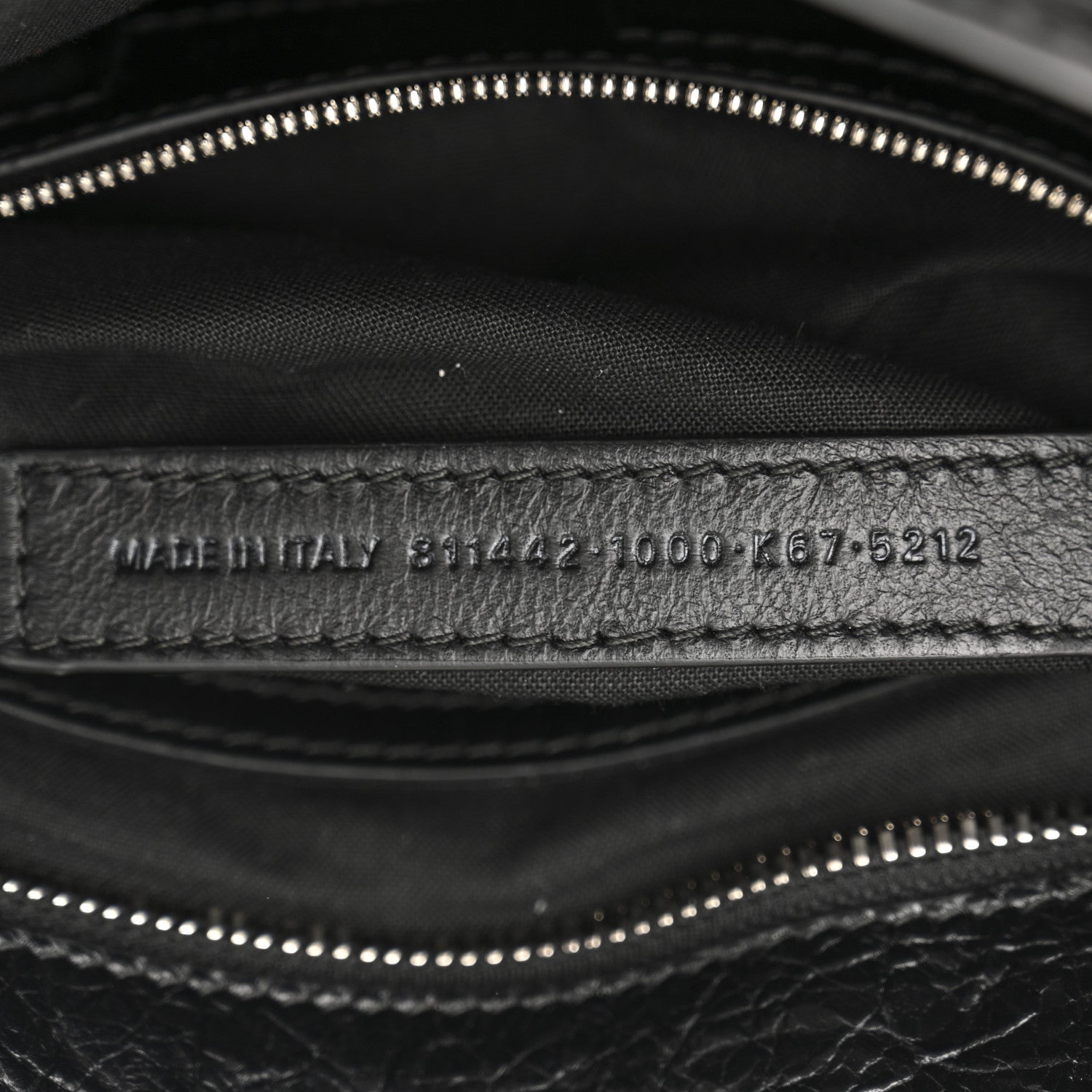 Balenciaga Agneau Arena Silver Hardware Small Le City Black 7 of 13
